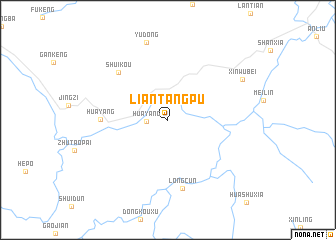 map of Liantangpu