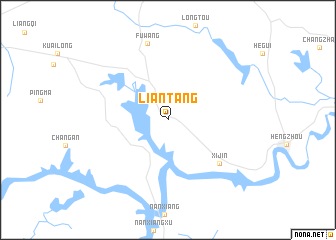 map of Liantang