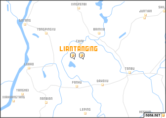 map of Liantang