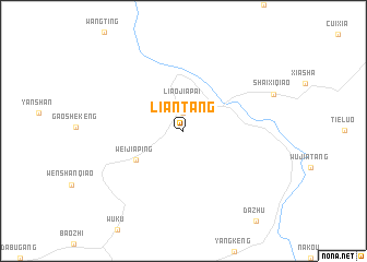 map of Liantang