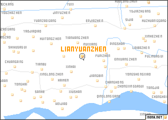 map of Lianyuanzhen