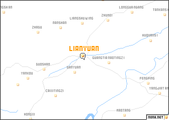 map of Lianyuan