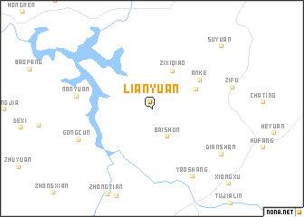 map of Lianyuan