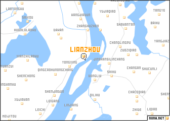 map of Lianzhou