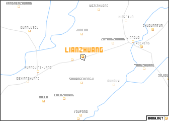 map of Lianzhuang