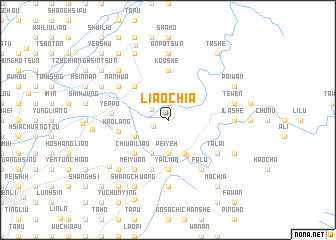 map of Liao-chia