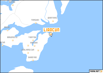 map of Liaocun
