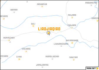 map of Liaojiaqiao