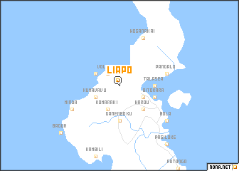 map of Liapo