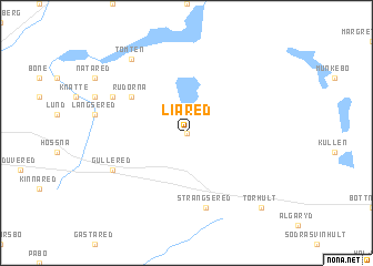map of Liared