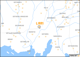 map of Liāri