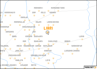 map of Liāri