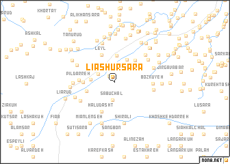 map of Līāshūr Sarā