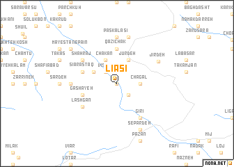 map of Līāsī