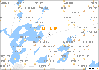 map of Liatorp
