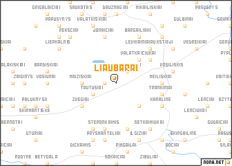 map of Liaubarai