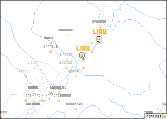 map of Liau