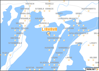 map of Liawawa