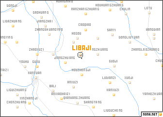 map of Libaji