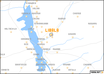 map of Libala