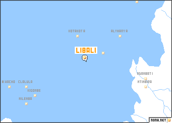 map of Libali