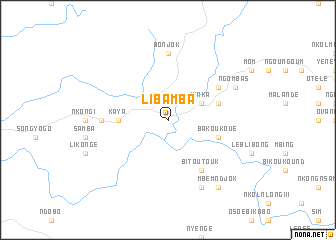 map of Libamba