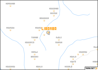 map of Libamba