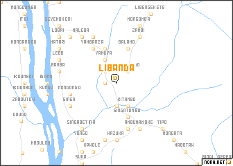 map of Libanda