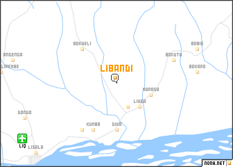 map of Libandi