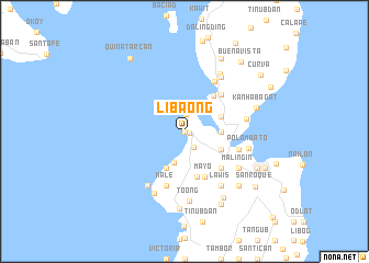 map of Libaong