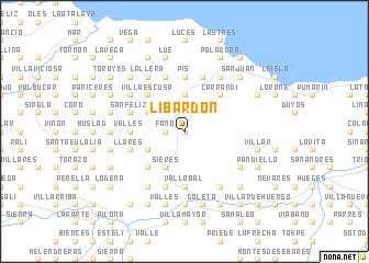 map of Libardón