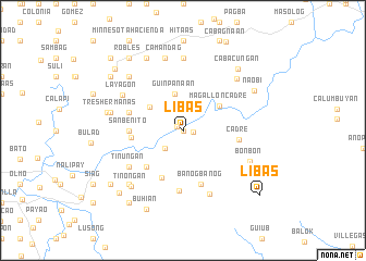 map of Libas