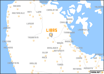 map of Libas