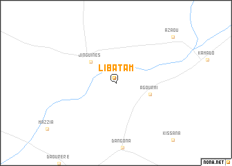 map of Libatam