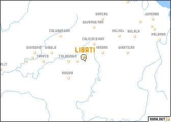 map of Libati