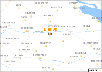 map of Libava