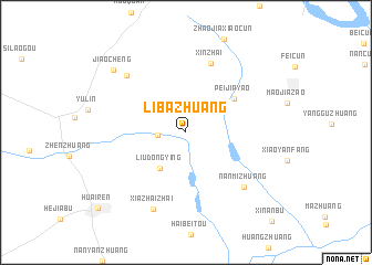 map of Libazhuang