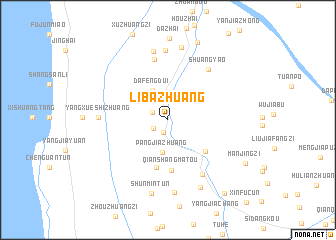 map of Libazhuang