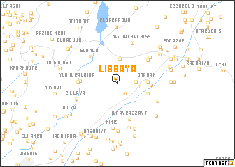 map of Libbāyā