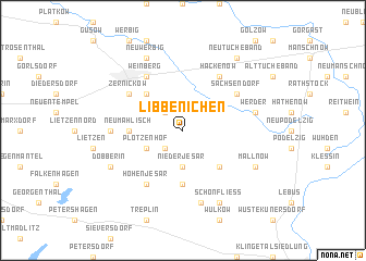 map of Libbenichen
