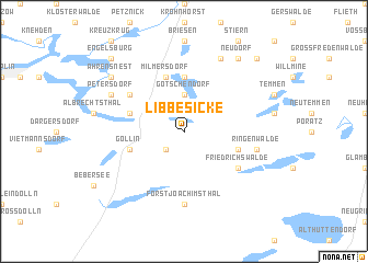 map of Libbesicke