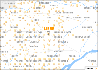 map of Libbe