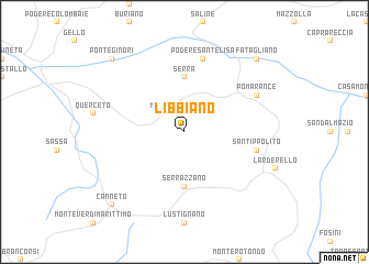 map of Libbiano