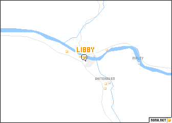 map of Libby