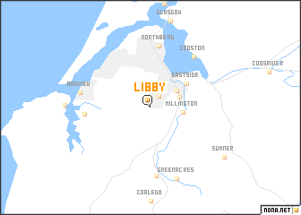 map of Libby