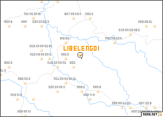 map of Libélengoi