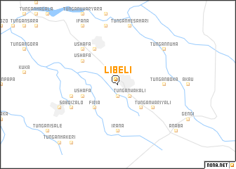 map of Libeli