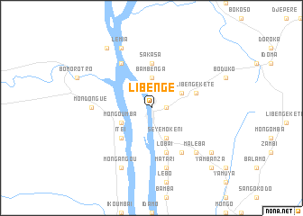 map of Libenge