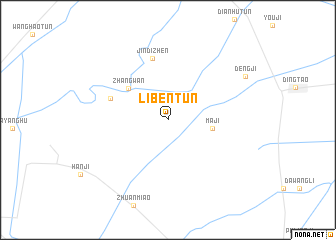 map of Libentun