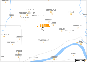 map of Liberal